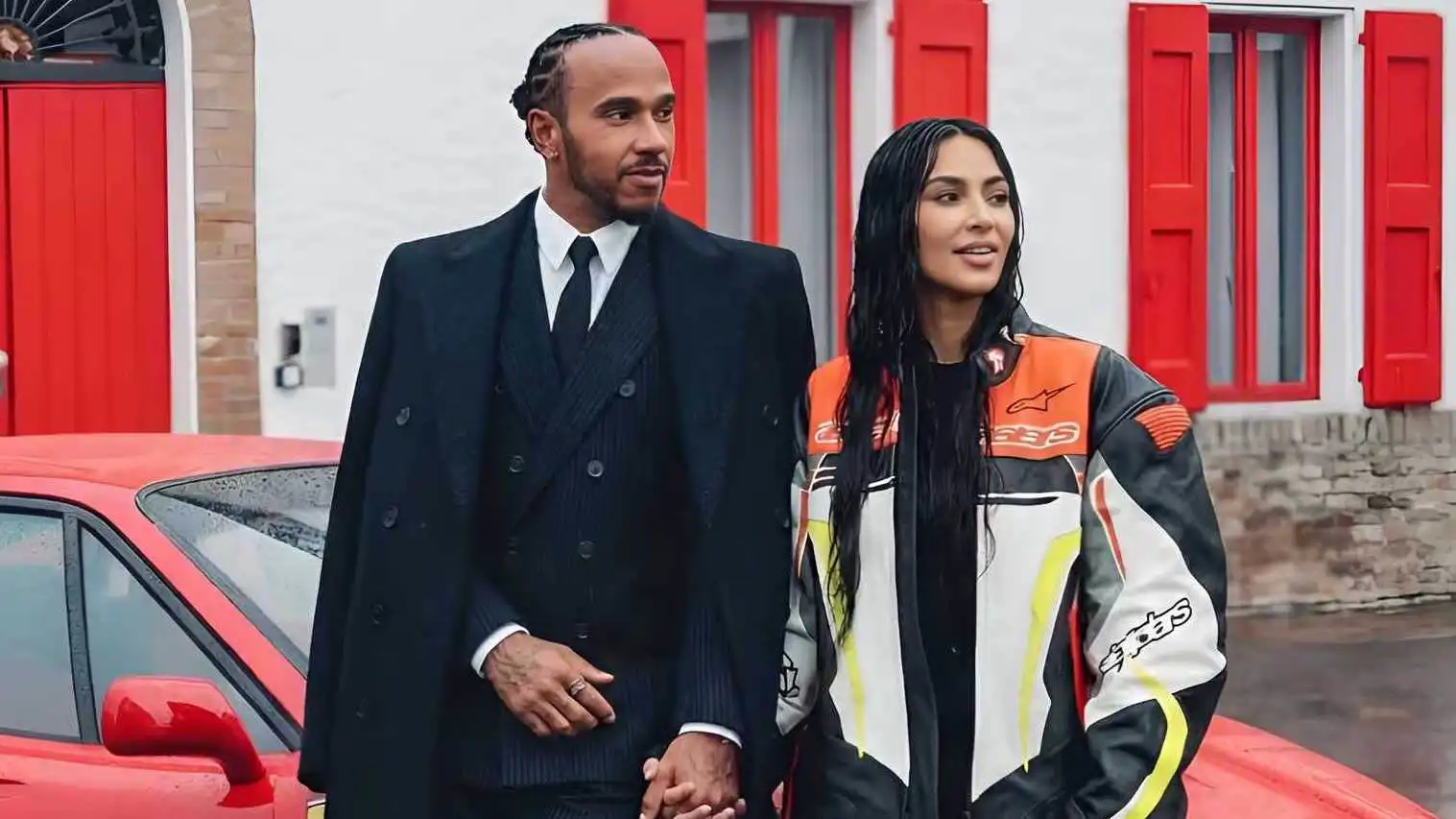 لويس هاميلتون وكيم كارداشيان يؤكدان علاقتهما بفيديو رسمي