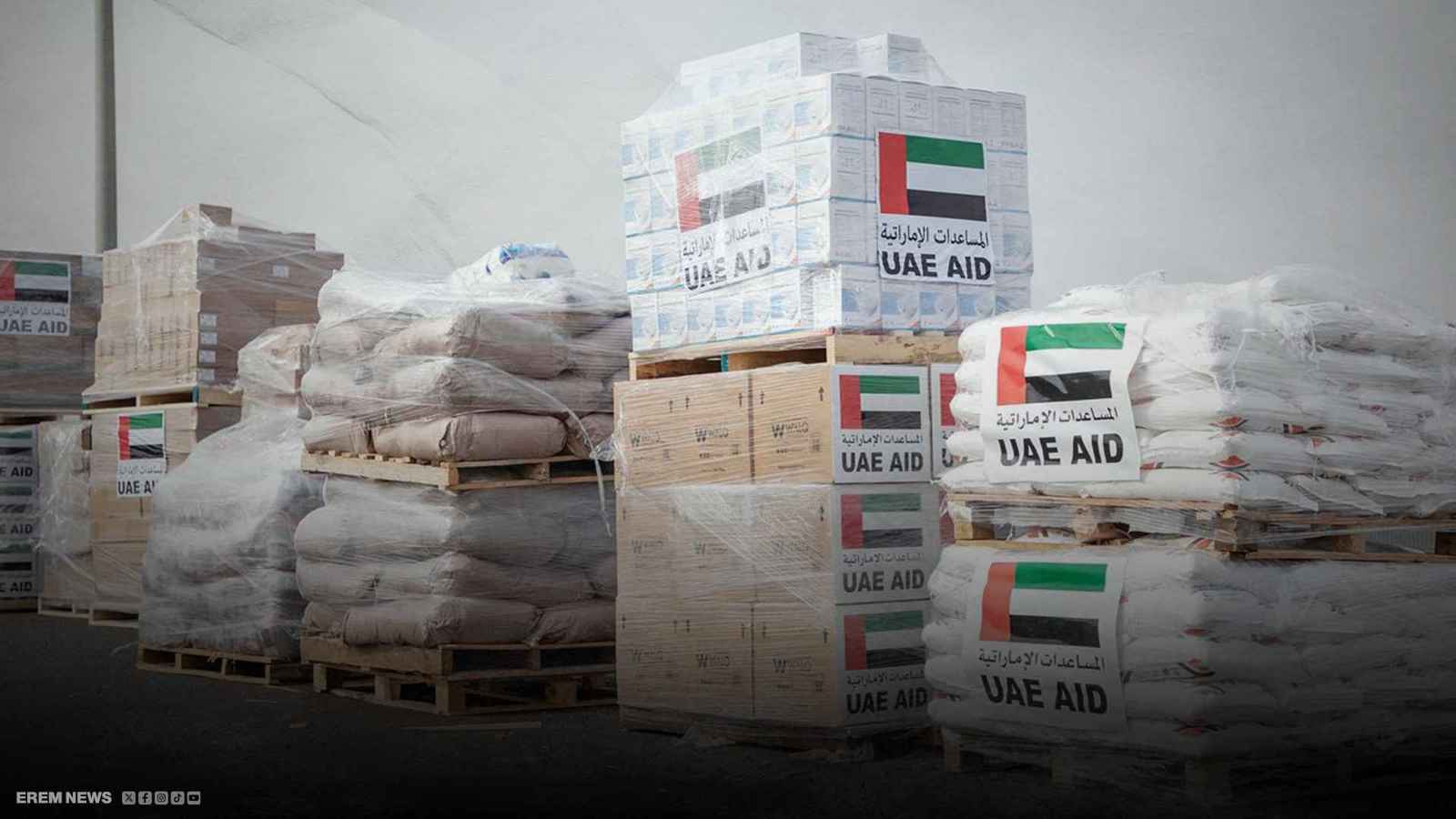 وصول سفينة إماراتية تحمل 2500 طن من المساعدات لدعم سكان غزة