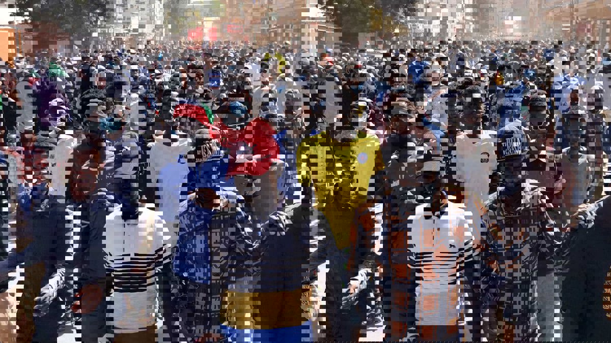 "أطباء السودان": مقتل متظاهر خلال احتجاجات اليوم في الخرطوم