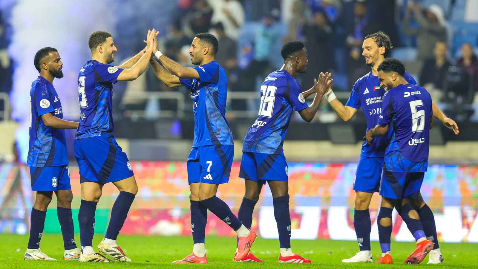 النصر يدك شباك نادي قطر بخماسية ويحرز كأس السوبر الإماراتي القطري (فيديو)