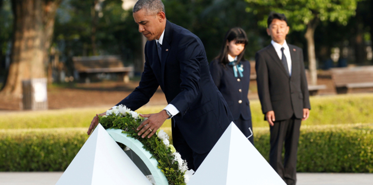 أوباما يدعو من هيروشيما للحد من الأسلحة النووية