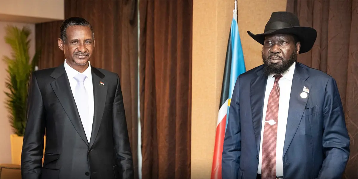 حميدتي يبحث مع سلفا كير وقف الحرب في السودان