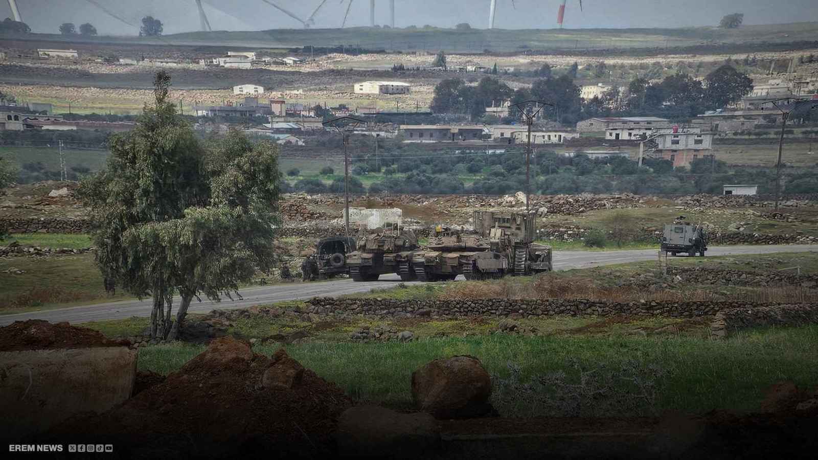 آليات إسرائيلية في الجنوب السوري 