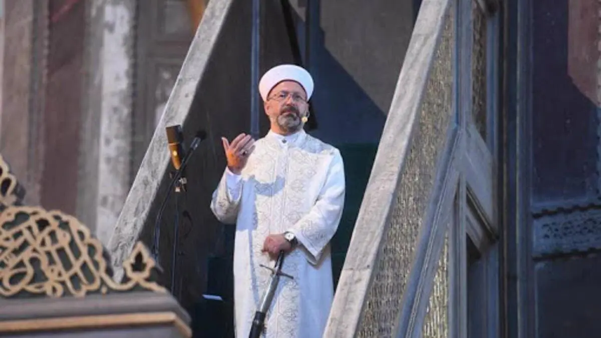 انتقادات لرئيس الشؤون الدينية في تركيا بسبب خطبة الجمعة في آيا صوفيا‎