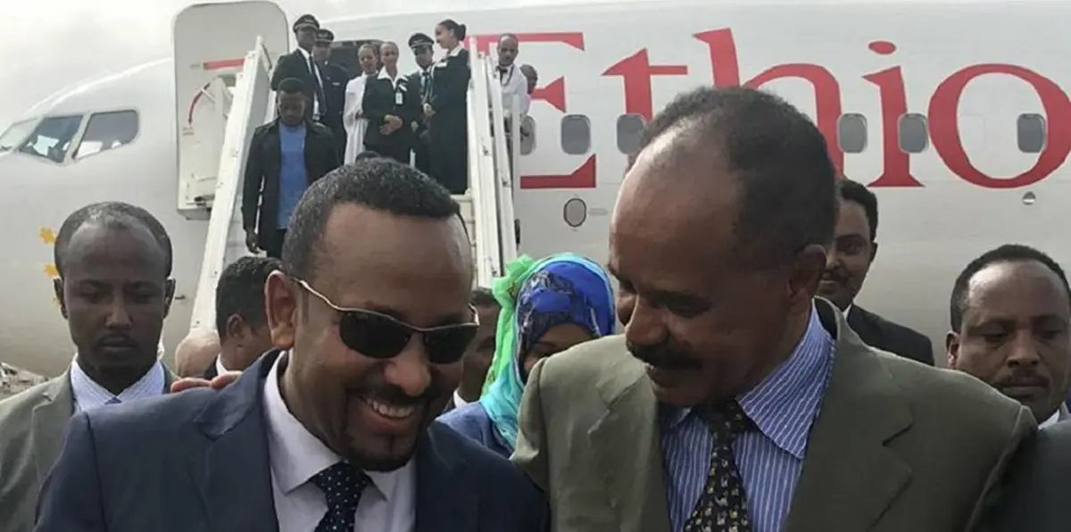بالصور.. رئيسا إثيوبيا وإريتريا يصلان إلى السعودية غداة توقيع اتفاق سلام تاريخي بين البلدين   