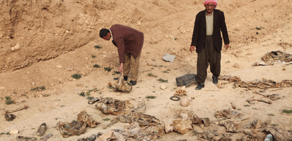 العثور على أكبر مقبرة جماعية في سنجار العراقية