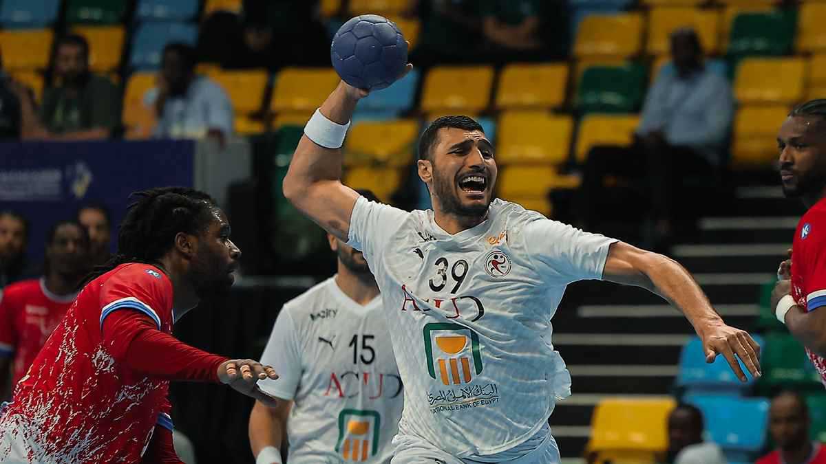 منتخب مصر يصعد لنهائي أمم أفريقيا لكرة اليد بفوز عريض على كاب فيردي 