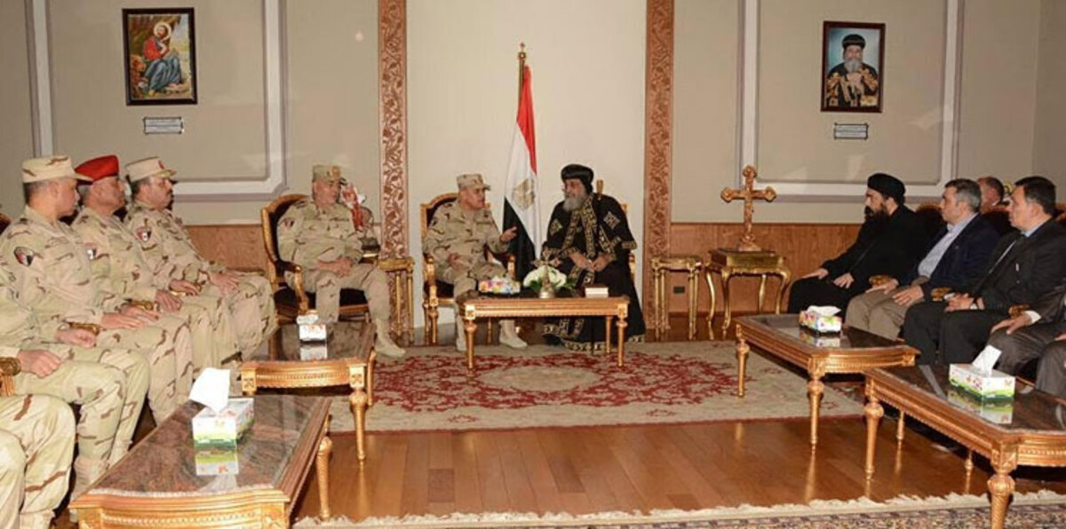 السيسي يكلف الجيش المصري بترميم كنيستي "مارجرجس" و"المرقسية"