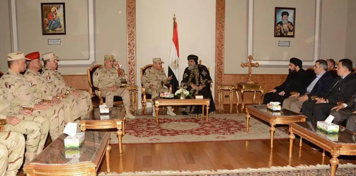 السيسي يكلف الجيش المصري بترميم كنيستي "مارجرجس" و"المرقسية"