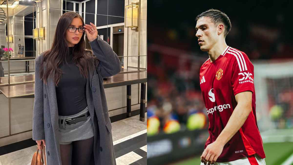 نجم مانشستر يونايتد يعلن ارتباطه بصديقة مبابي (صور)