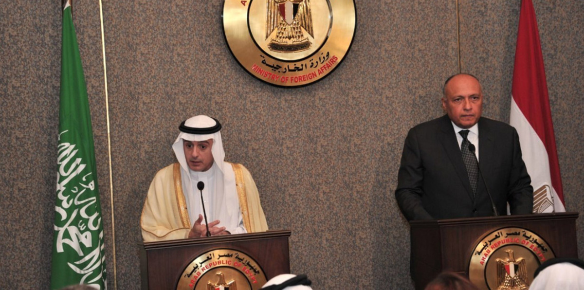 الجبير وسامح شكري يبحثان تطورات ملف قطع العلاقات مع قطر