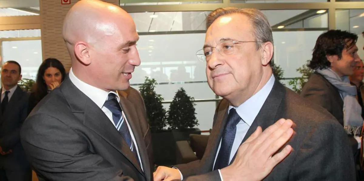 بعد أزمة لوبيتيجي والمنتخب.. لقاء بارد بين رئيسي ريال مدريد والاتحاد الإسباني قبل السوبر الأوروبي