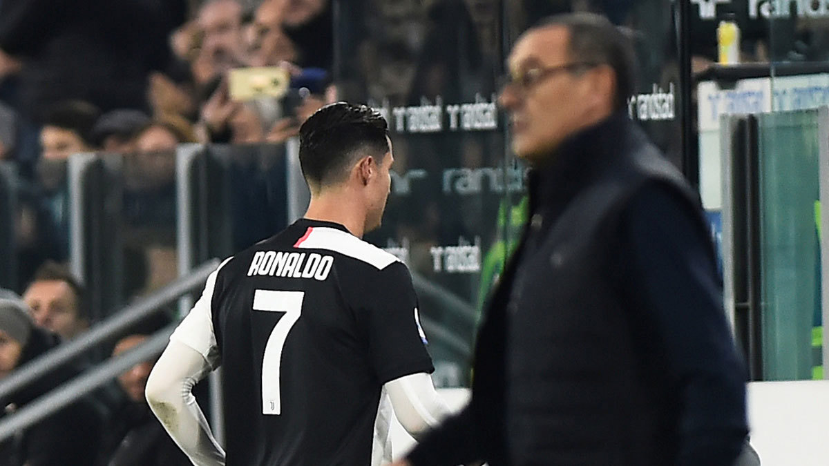ساري يعلق على غضب كريستيانو رونالدو بعد استبداله في مباراة يوفنتوس ضد ميلان
