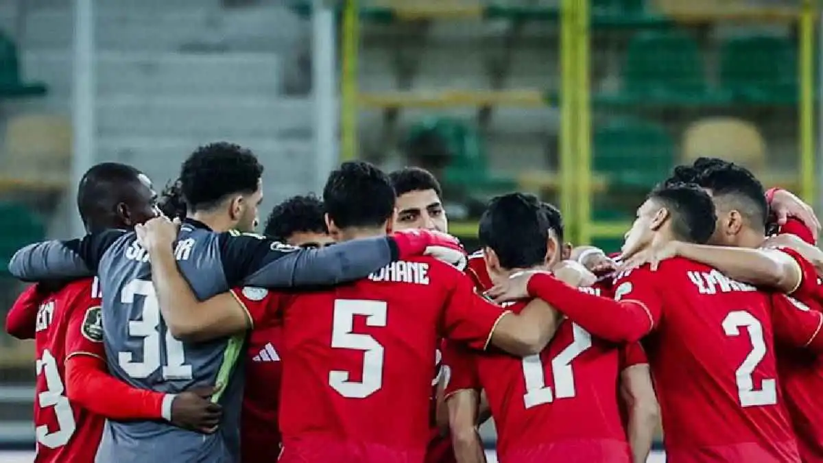 لاعبو الأهلي المصري