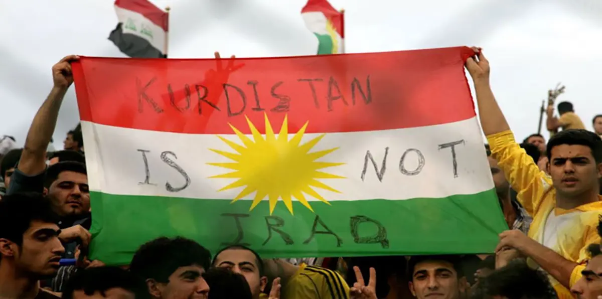 احتجاجات شعبية بديالى العراقية ضد "الاستفتاء" الكردي