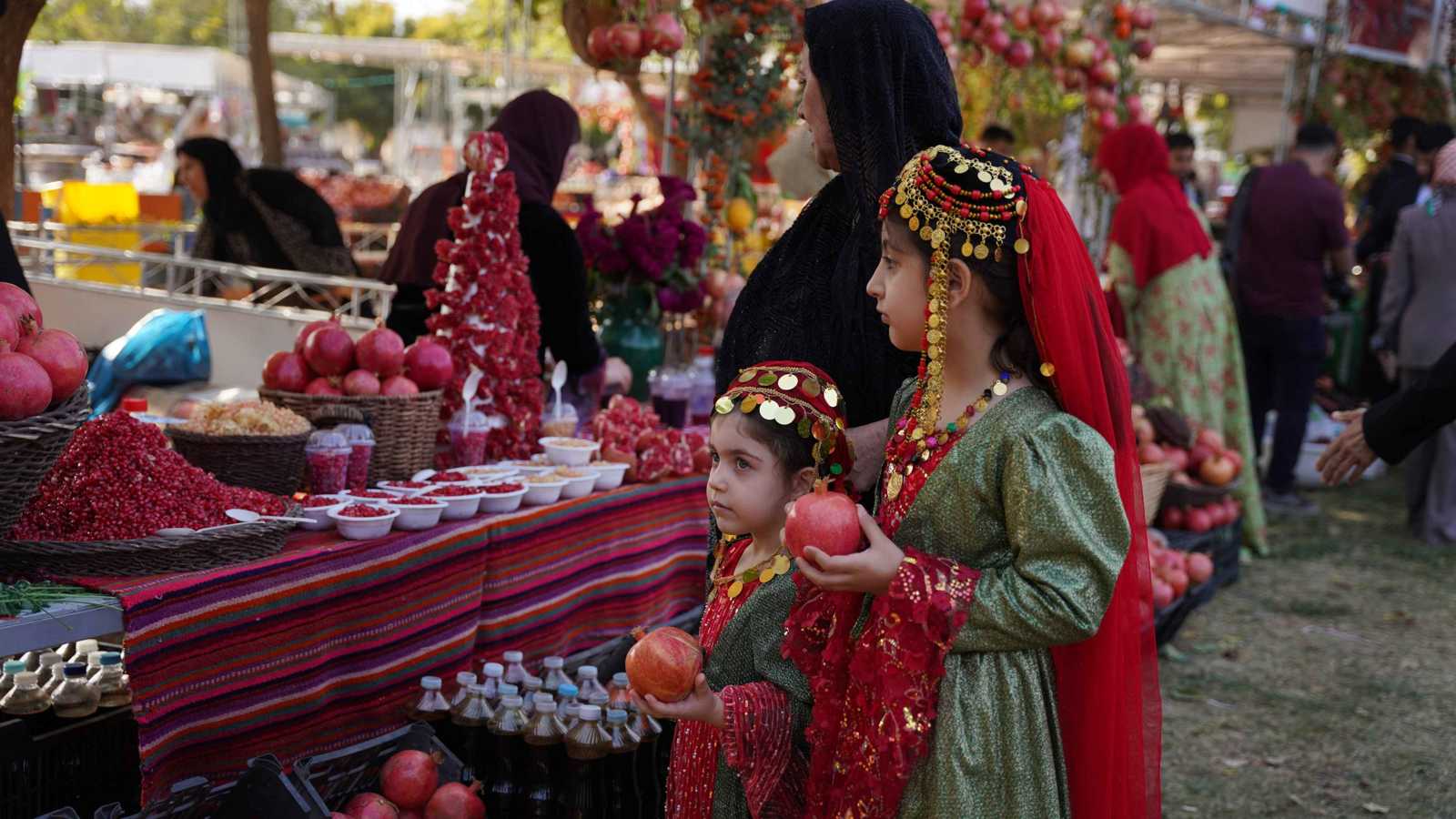 إقبال جماهيري قياسي لمهرجان "الرمان والخريف" في كردستان العراق