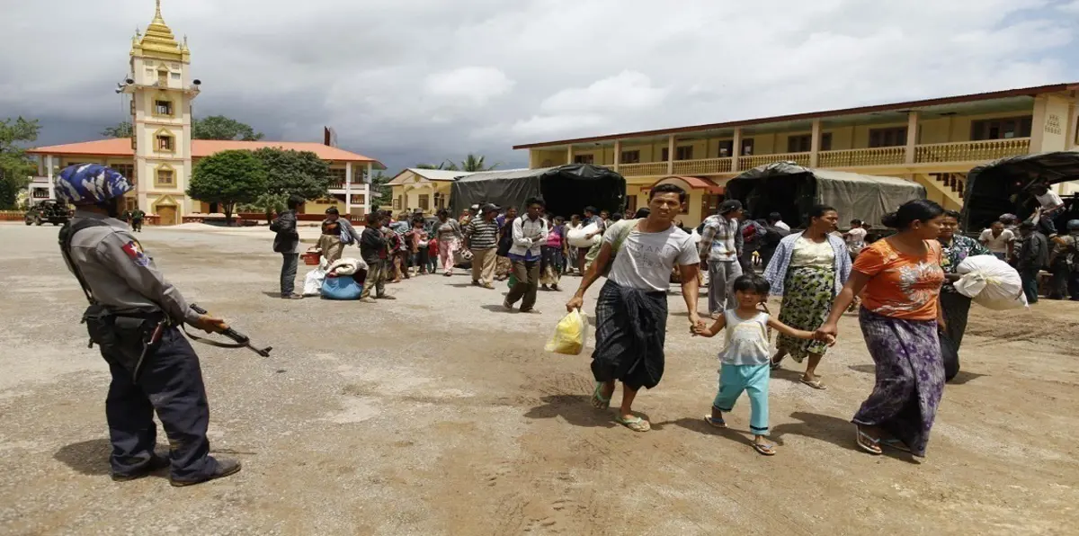 سلطات ميانمار تغلق مسجدًا ومدرسة في قرية للمسلمين الروهينجا‎