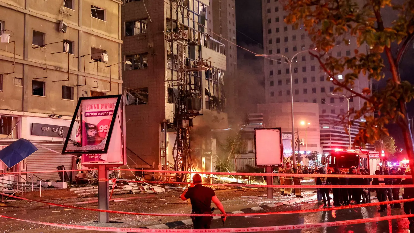 إصابة 16 إسرائيليا بعد فشل اعتراض صاروخ أطلق من اليمن (فيديو)