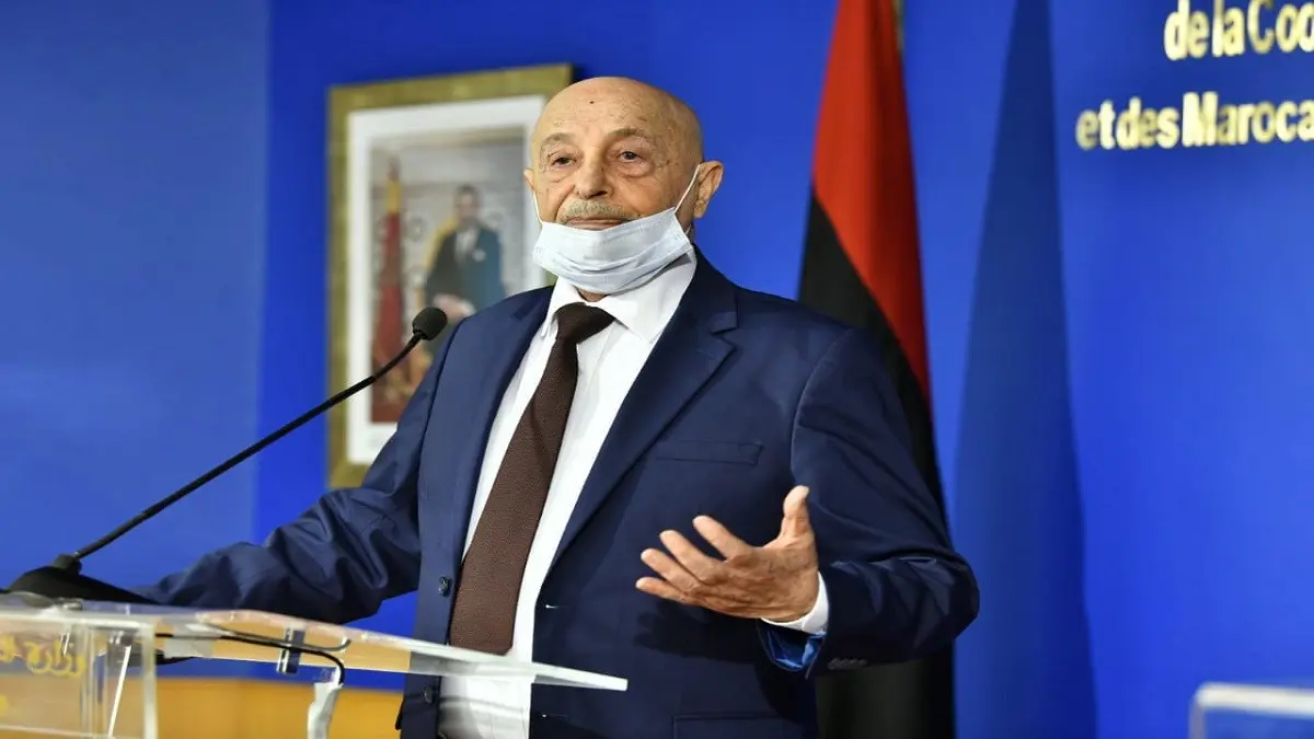 عقيلة صالح من المغرب: لا نوايا مسبقة لعرقلة الحكومة الليبية الجديدة