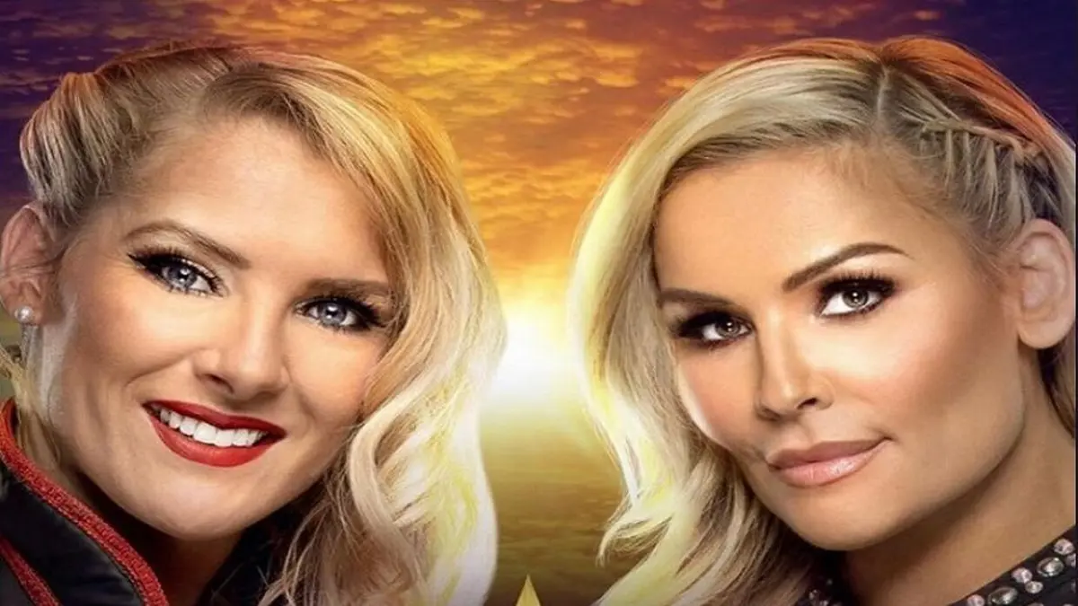 WWE كراون جول: نتاليا وليسي إيفانز تظهران بملابس محتشمة في أول نزال نسائي بالسعودية (فيديو)