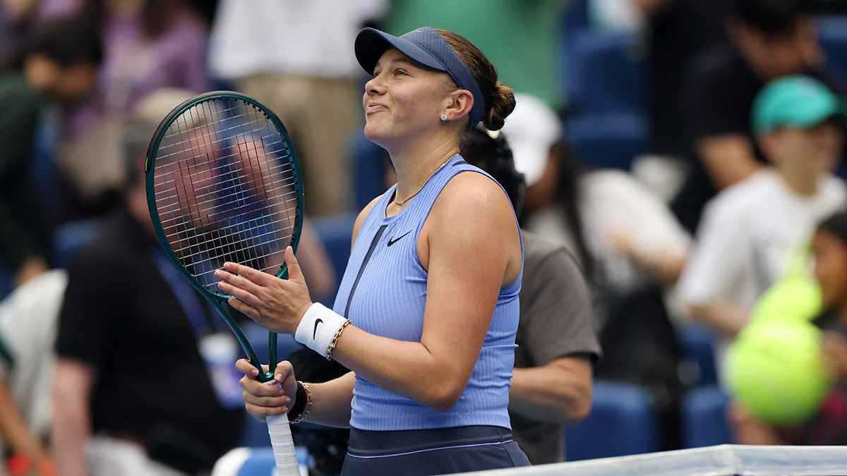 أنيسيموفا تهزم جوف وتواجه نوسكوفا بنهائي بطولة الصين للتنس