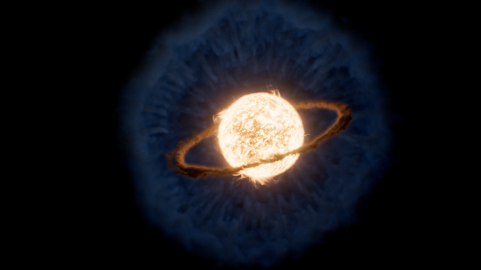 التلسكوب جيمس ويب يوثق تفاصيل اختفاء كوكب داخل نجمه