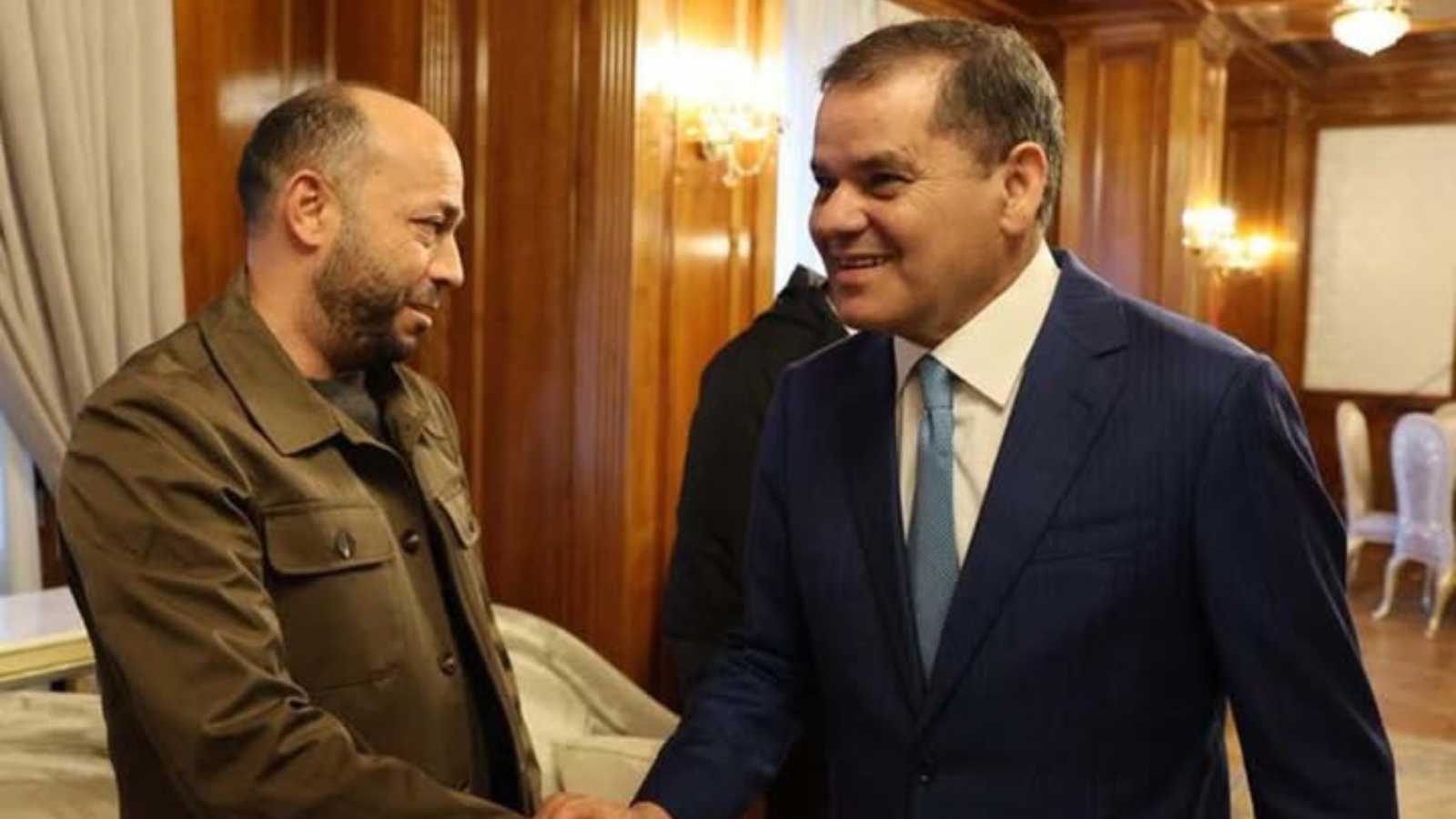 لقاء الدبيبة مع "القصب" يثير مخاوف من إفلات المطلوبين أمنيا