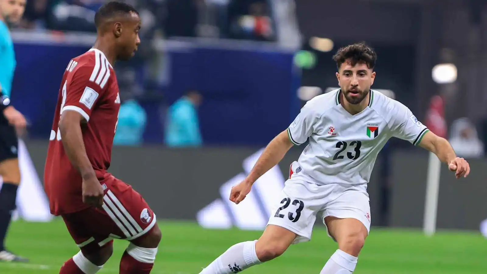 هدف قاتل يهدي فلسطين الفوز على قطر في كأس العرب 2025 (فيديو)