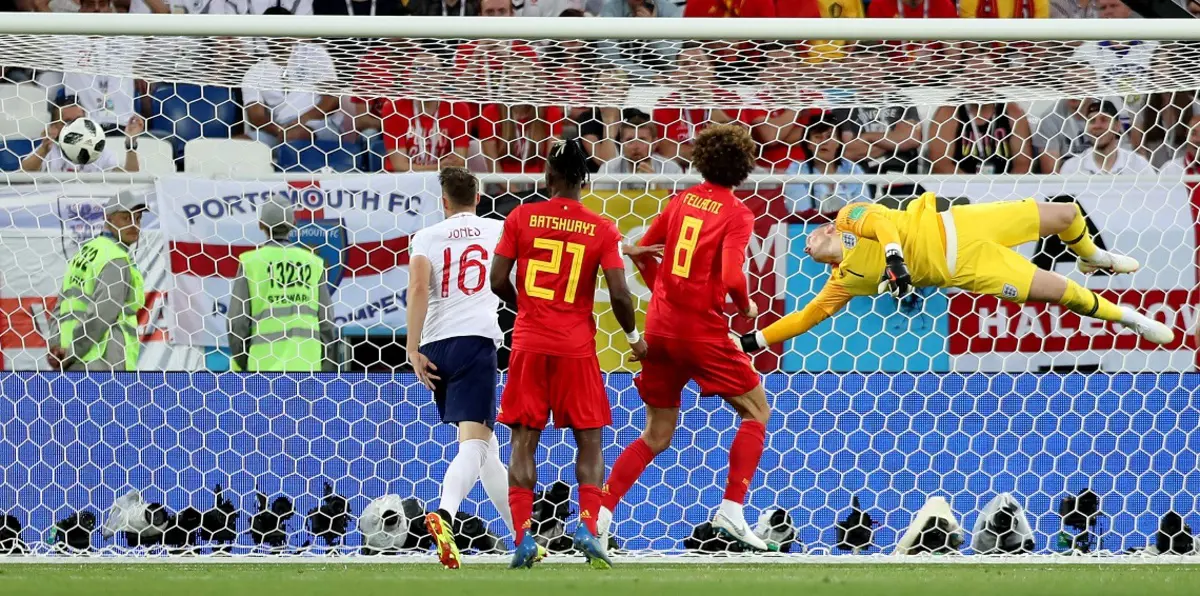 هدف مباراة إنجلترا ضد بلجيكا.. عدنان يانوزاي يمزق شباك بيكفورد (فيديو)