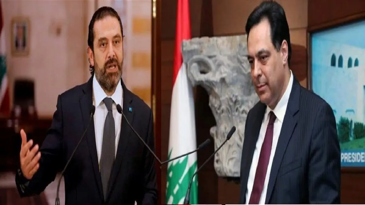 انهيار الليرة اللبنانية يشعل حربًا كلامية بين سعد الحريري وحسان دياب