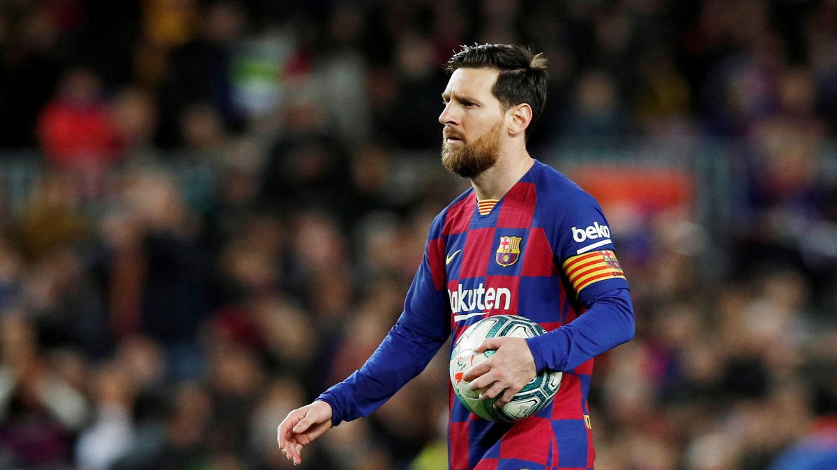 نادي برشلونة يعلن إصابة ليونيل ميسي