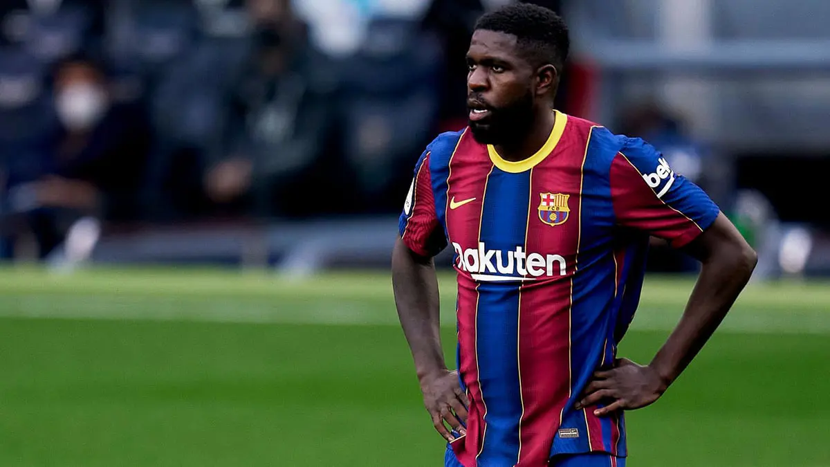 سبورت: برشلونة يستهدف فسخ عقد أومتيتي من جانب واحد