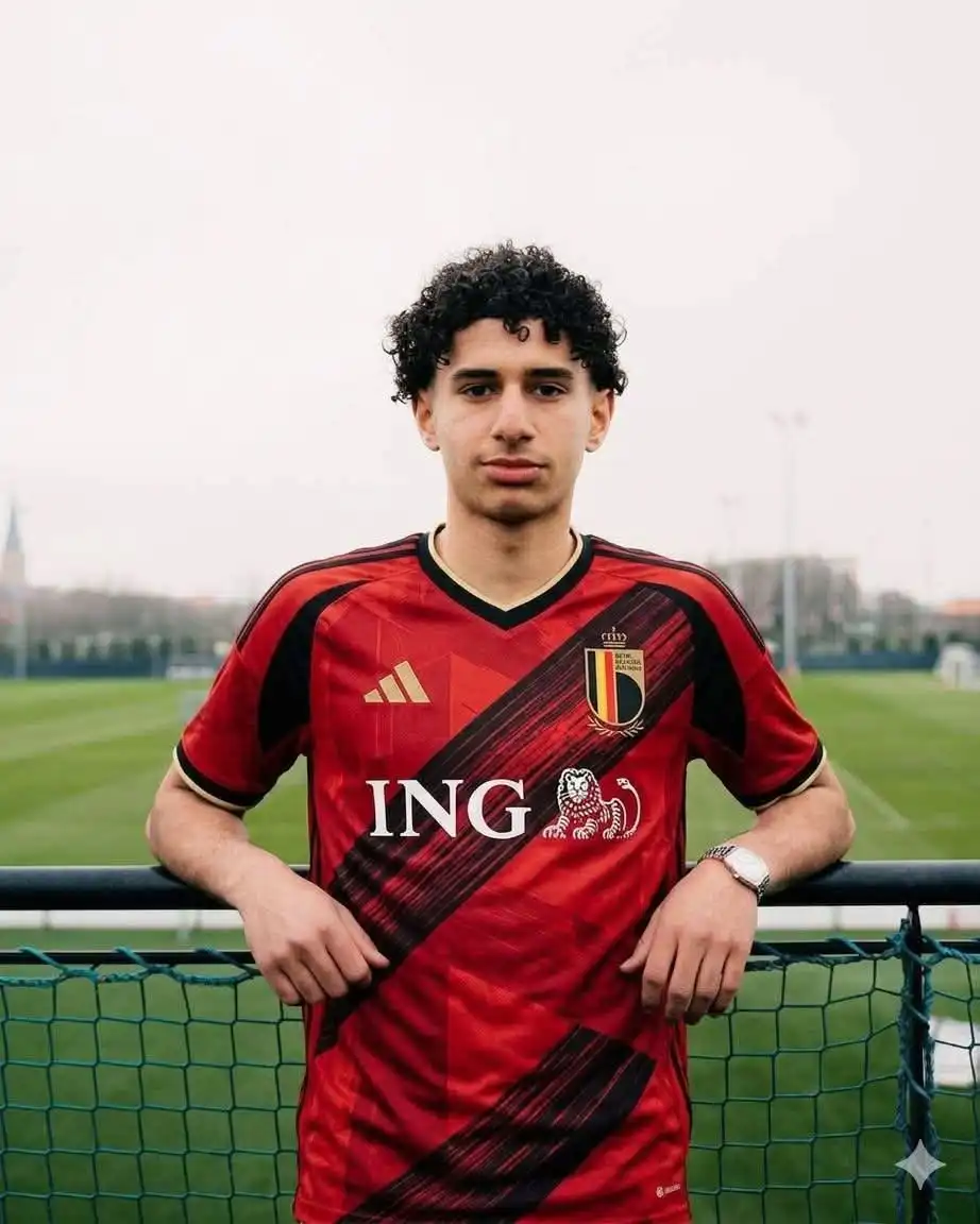 محمد جلال الباي لاعب كلوب بروج البلجيكي