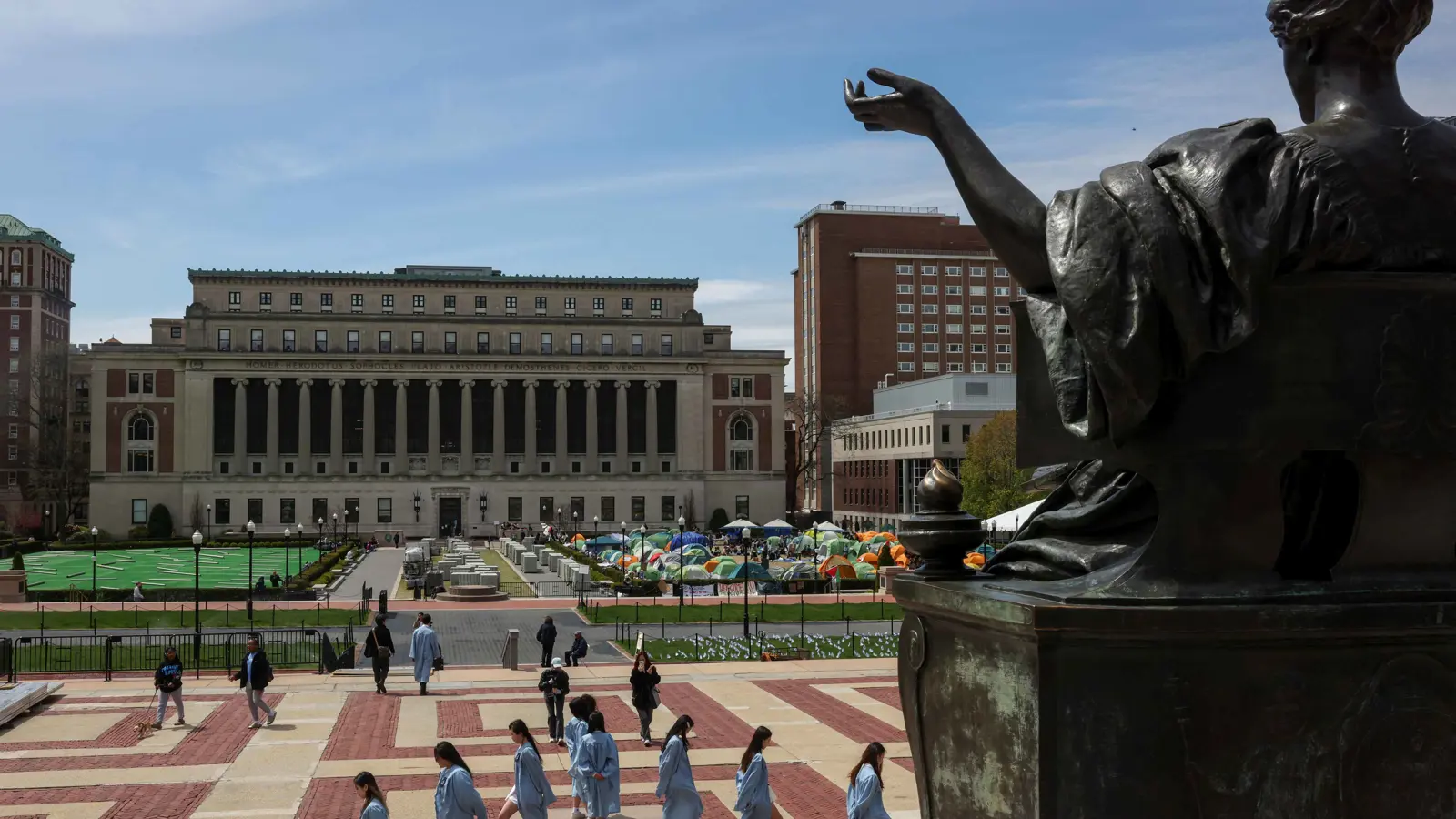 إجراءات تأديبية ضد طلاب "كولومبيا" بعد احتجاجات مؤيدة للفلسطينيين