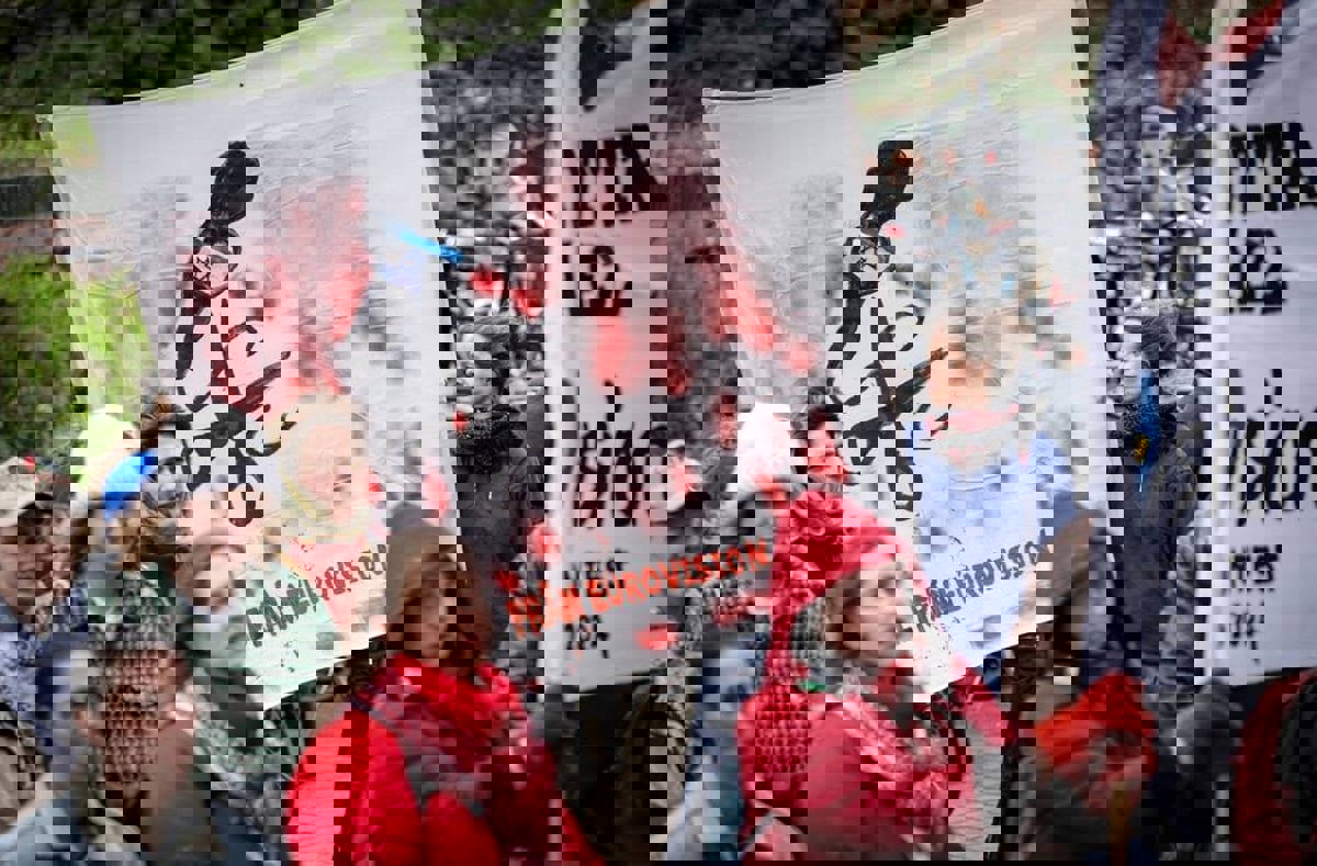 السويد.. احتجاج على مشاركة إسرائيل في مسابقة "يوروفيجن"