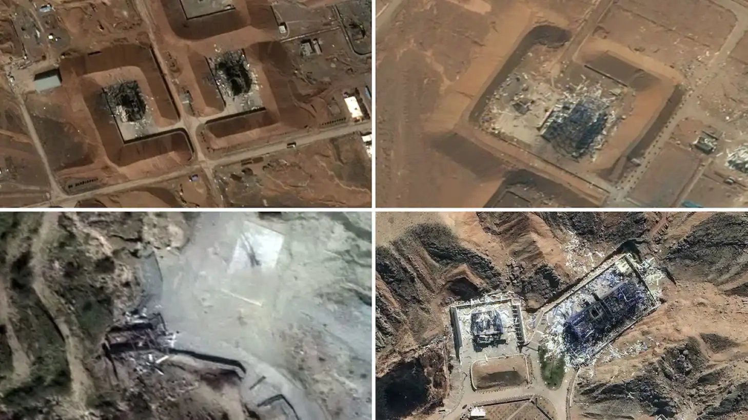 مواقع صواريخ إيرانية تعرضت للهجمات