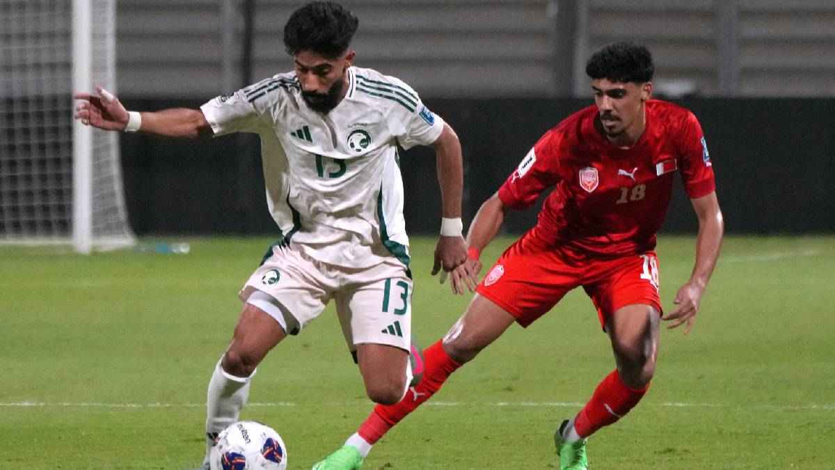 نتيجة وملخص وأهداف مباراة البحرين ضد السعودية في تصفيات كأس العالم 2026