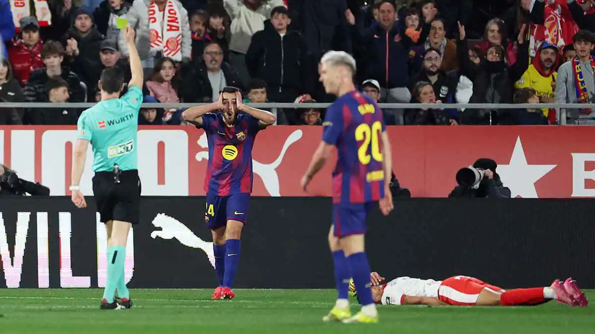 نسبة خسارة كارثية.. إحصائية صادمة للحكم سوتو غرادو مع برشلونة