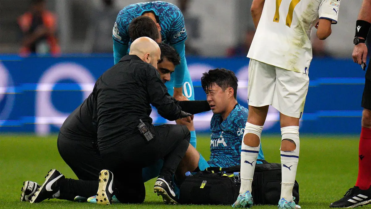 جراحة حول العين: توتنهام يكشف تطورات إصابة سون هيونغ مين ومدة غيابه