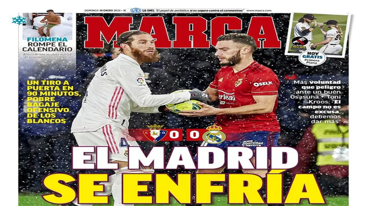 الصحف الرياضية: ريال مدريد يتجمد.. ثنائية ميسي وغريزمان.. ميلان مسعور