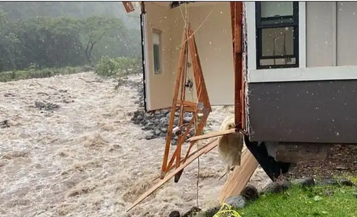 المنزل المدمر في هاواي