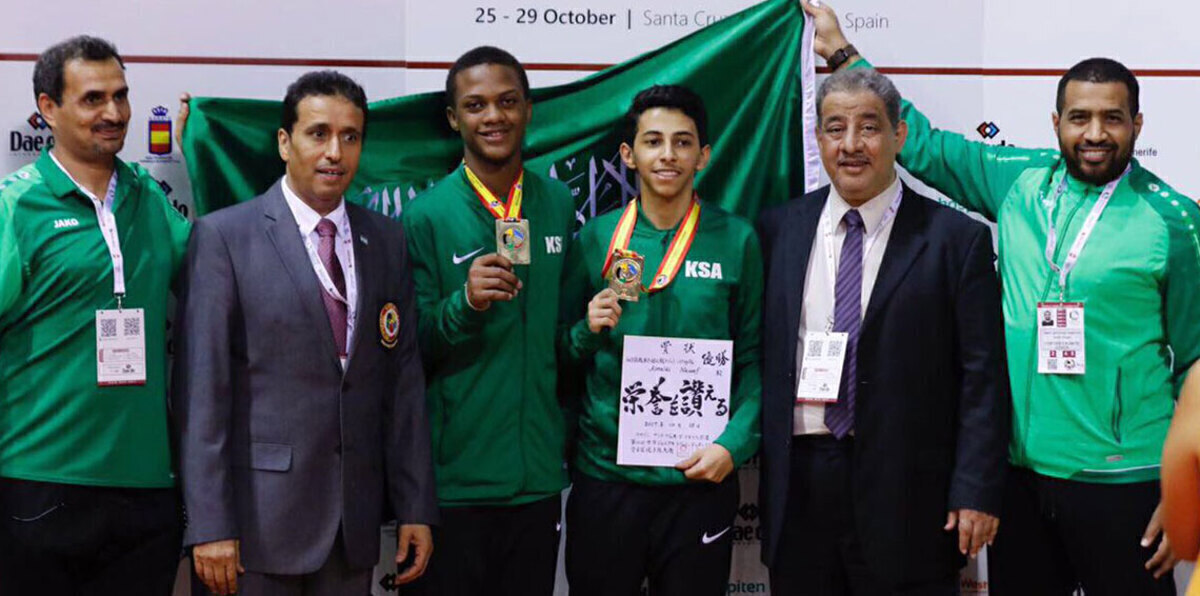 السعودي نواف المالكي ينتزع ذهبية بطولة العالم للناشئين في الكاراتيه