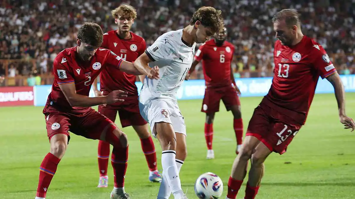 ملخص وأهداف ونتيجة مباراة البرتغال ضد أرمينيا في تصفيات كأس العالم