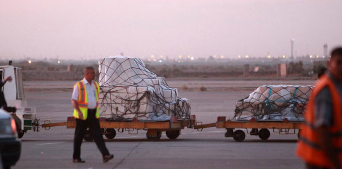 وصول أول طائرة إغاثة سعودية إلى العراق‎