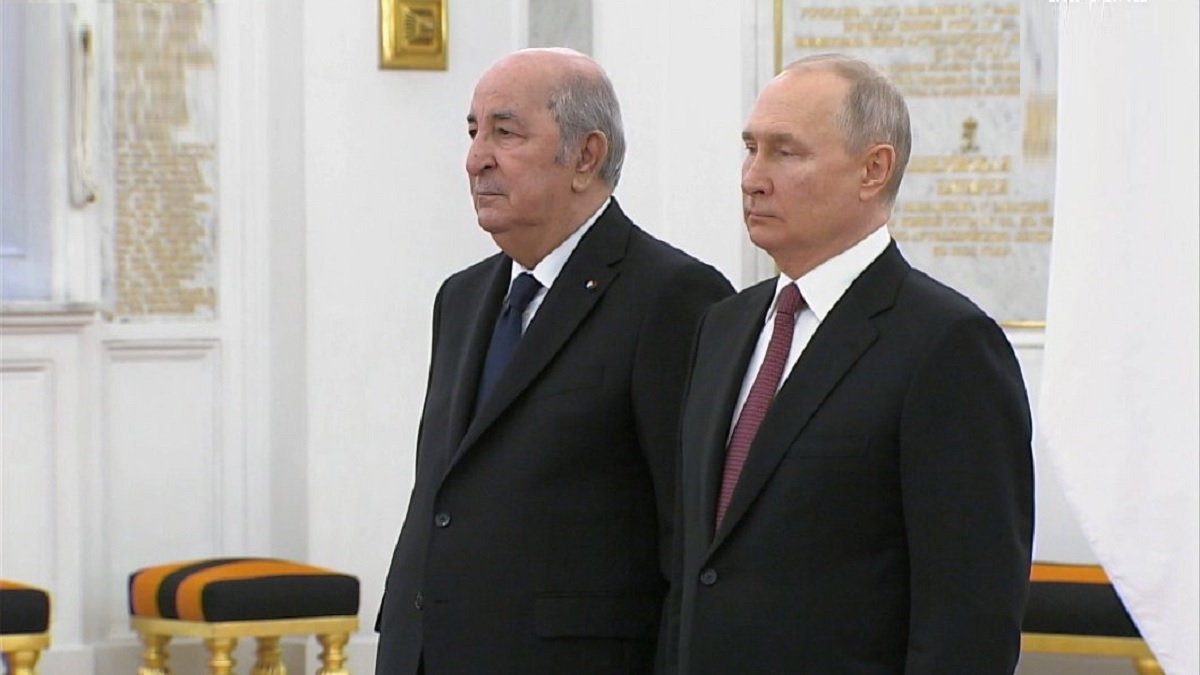 بوتين يستقبل الرئيس الجزائري تبون في موسكو