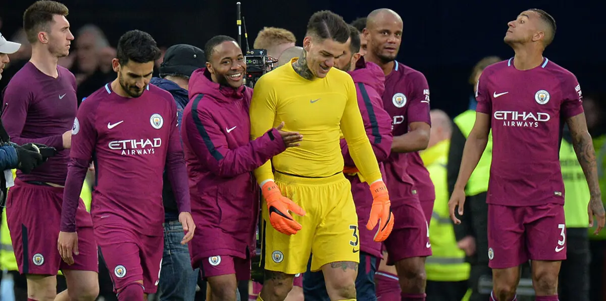 مانشستر سيتي يهزم إيفرتون ويصبح على بعد فوز واحد من لقب الدوري الإنجليزي