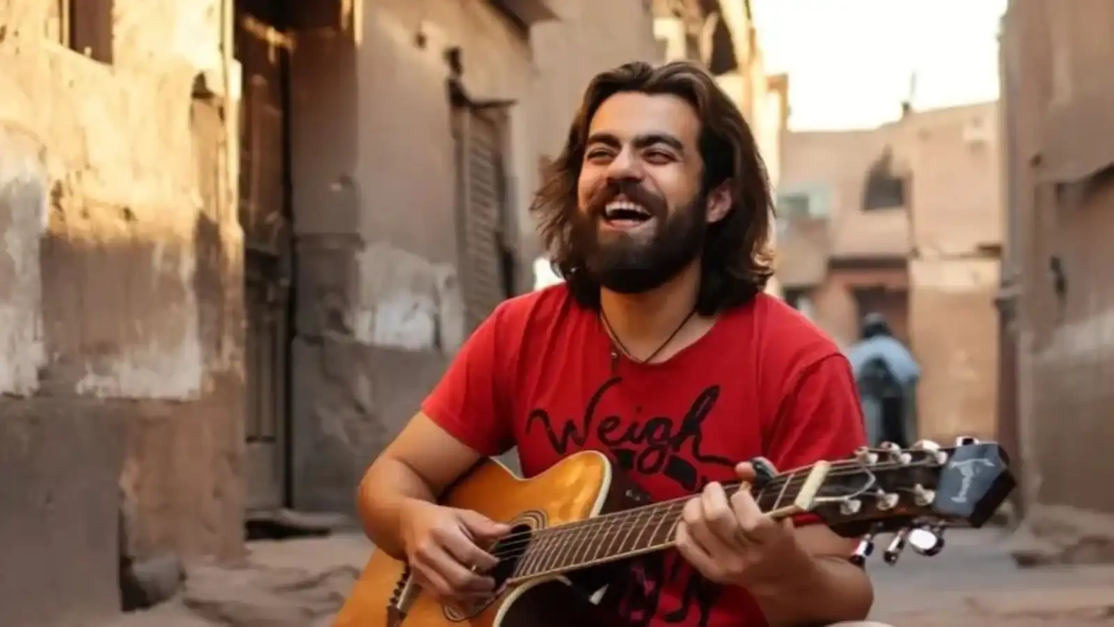 "شحات الغيتار" يثير جدلا واسعا بعرضه سيارته المحطمة للبيع (صور)