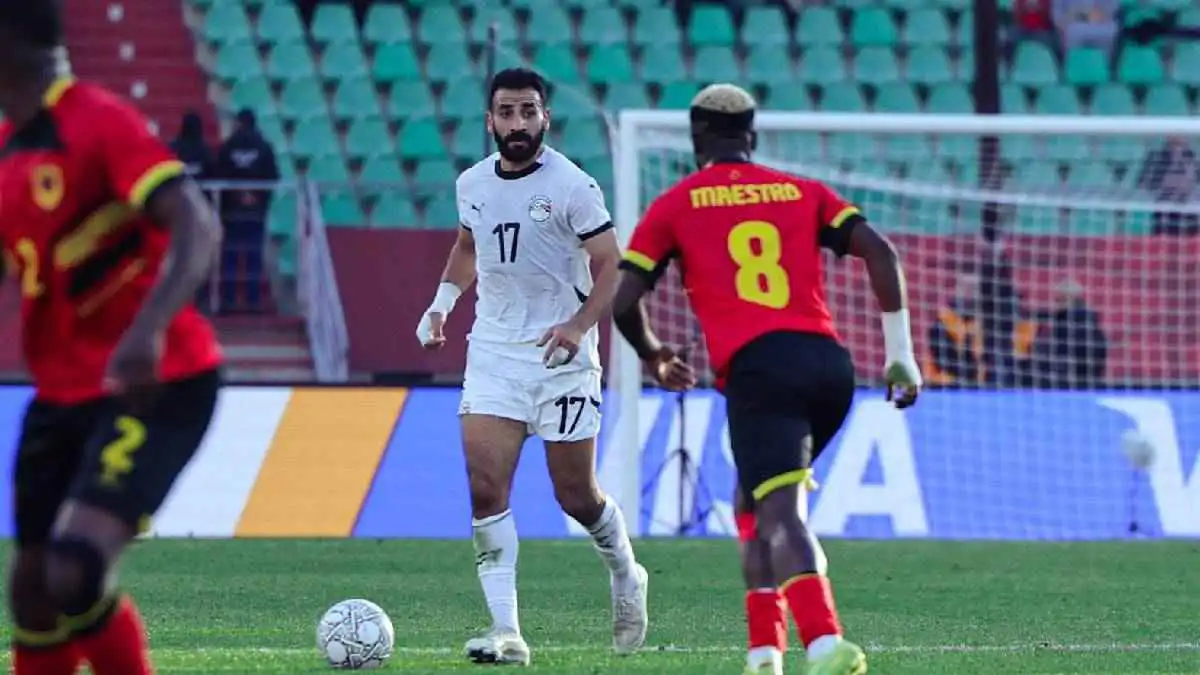 تفاصيل إصابة نجم منتخب مصر أمام أنغولا