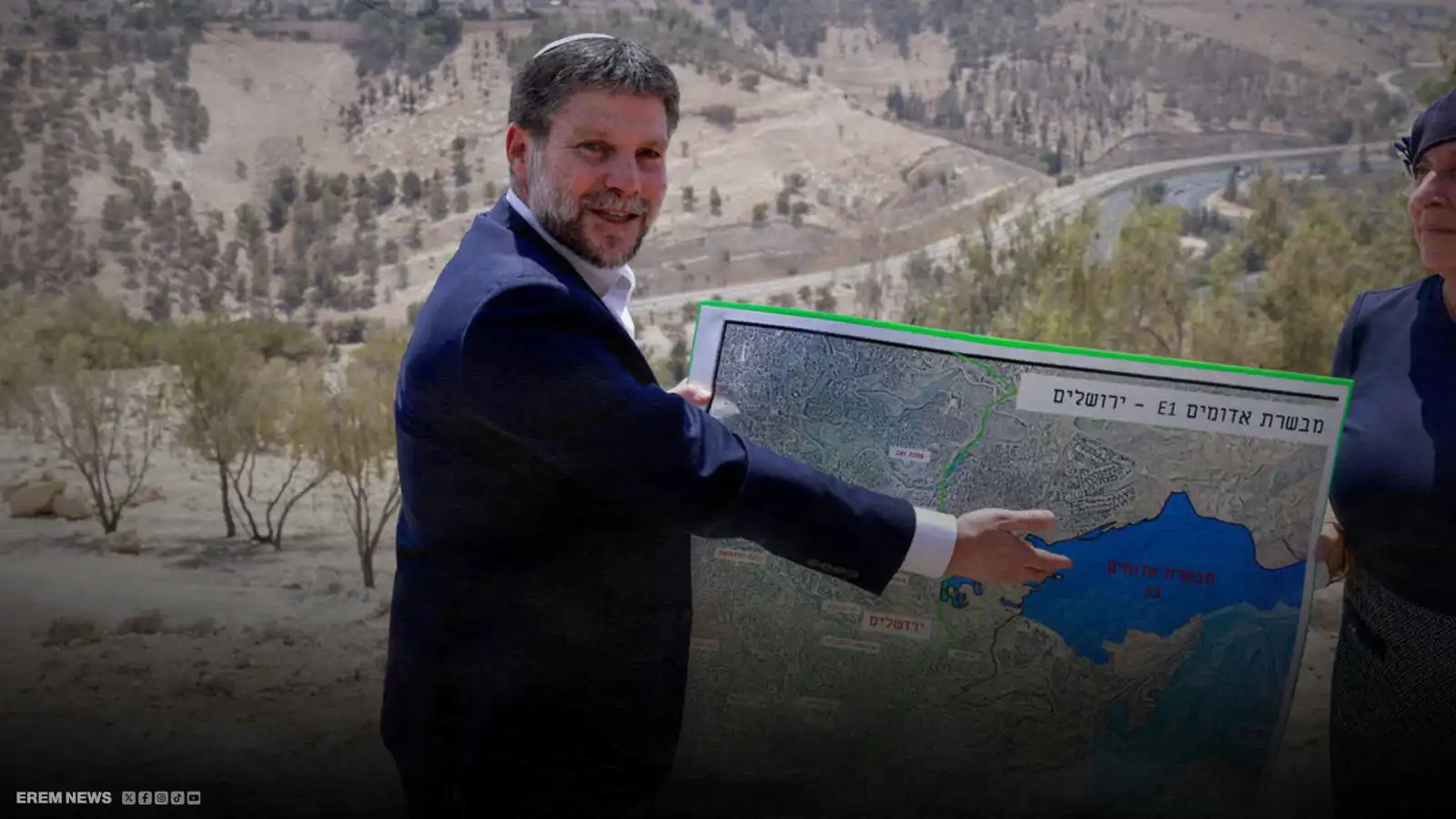 سموتريتش يستعرض الخطة "E1"