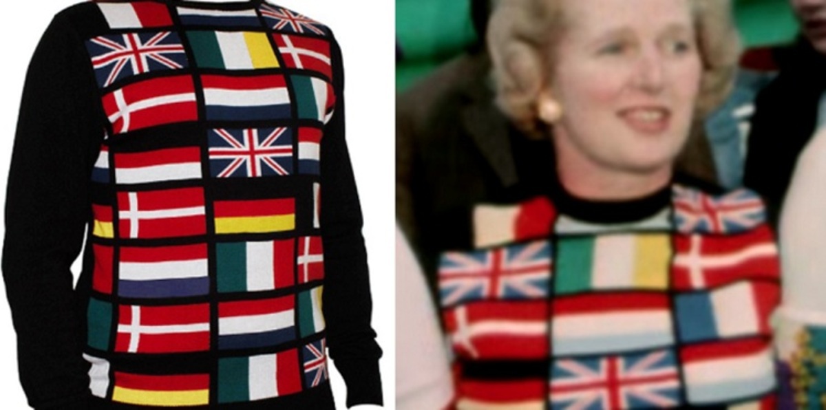 كنزة "مارغريت تاتشر" تشارك في الاستفتاء حول الاتحاد الأوروبي